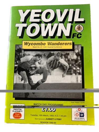 Yeovil town wycombe - yeovil, v.