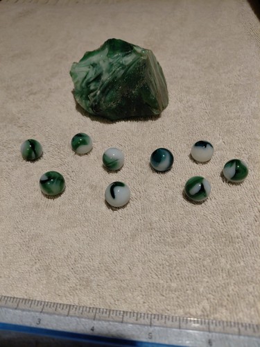 Vtg beautiful green white - beautiful,