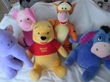 Extra Large Soft Toys Winnie the Pooh Set/Tigger/Piglet/Eeyore/Lumpy Heffalump