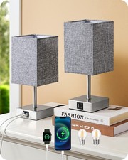 EDISHINE Bedside Lamps Set of