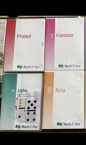 Math see huge lot dvd - u,