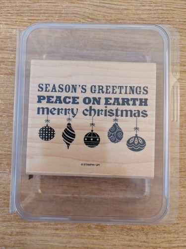 Stampin wood mount rubber - wood,