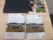 LAND ROVER DISCOVERY SPORT OWNERS PACK / HANDBOOK / MANUAL + WALLET 14-18  + NAV