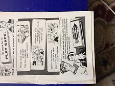 m9-4 ephemera 1958 advert wrigley's spearmint more fun to play safe roads