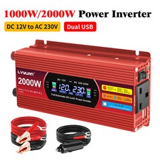 1000W 2000W Power Inverter 12V