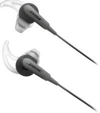 Bose SoundSport Wired In Ear Headphones 3.5mm Jack Earbuds Black Earphones