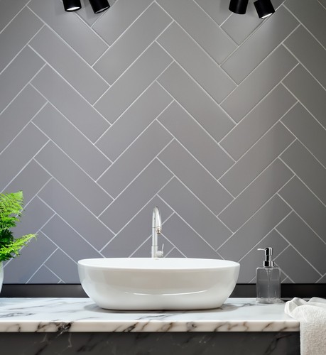 Pastel subway modern grey - pastel,