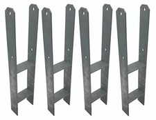 4-Piece Set H-Bracket Post