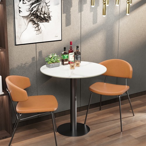 High gloss pub - table, white