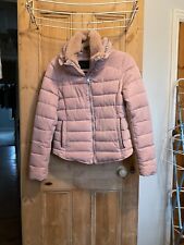 Zara Light Pink Puffer Jacket Size M