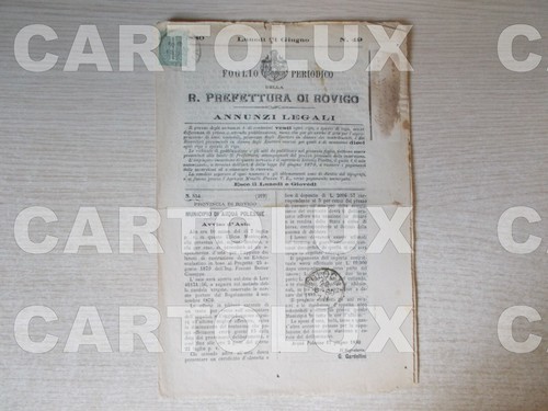 A8696 rovigo 1880 prefecture - a8696,
