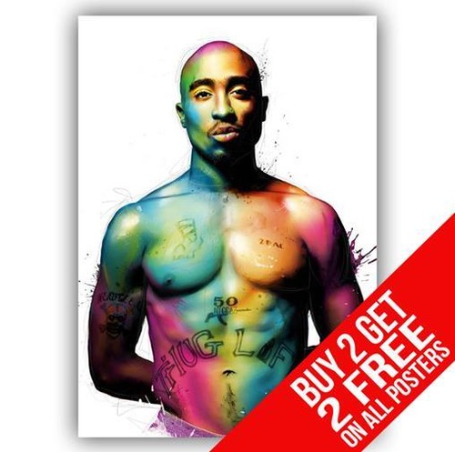 2pac tupac poster - tupac, a4