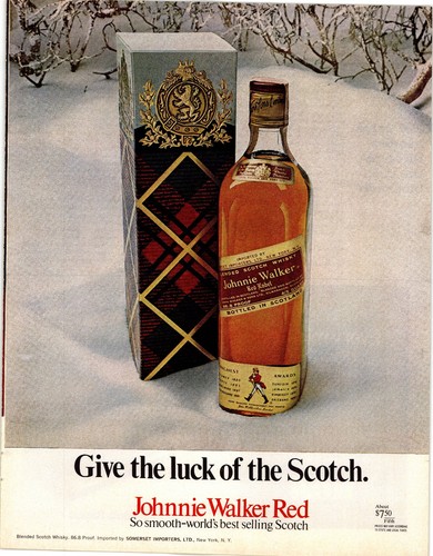 Johnnie walker red - johnnie, label