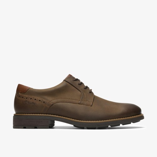 Clarks mens emmet lace beeswax - emmet,