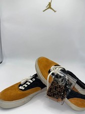 VANS Navy Blue Brown Skater Shoe Chima /never use just box little damaged