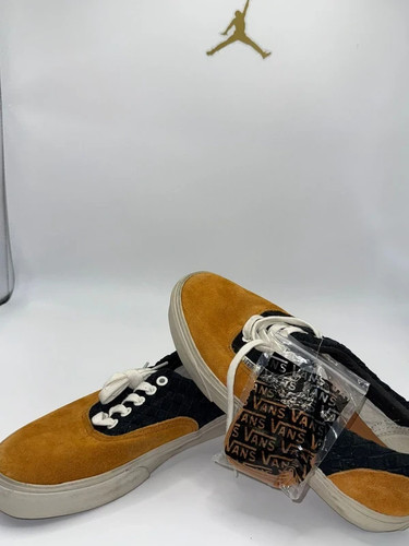 Vans navy blue brown skater - blue,
