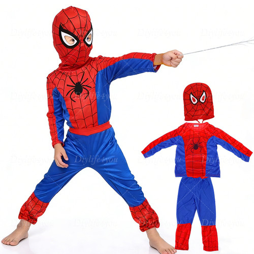 7age kids spiderman cosplay - 3-7age,