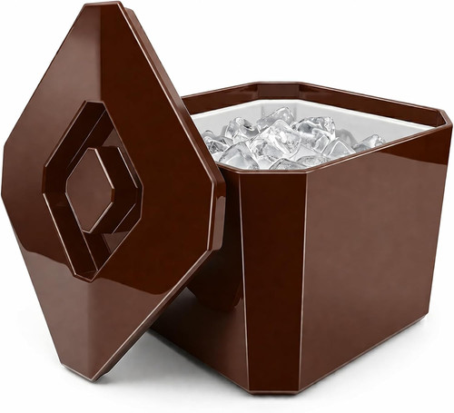 Brown octagonal insulated - 6l,
