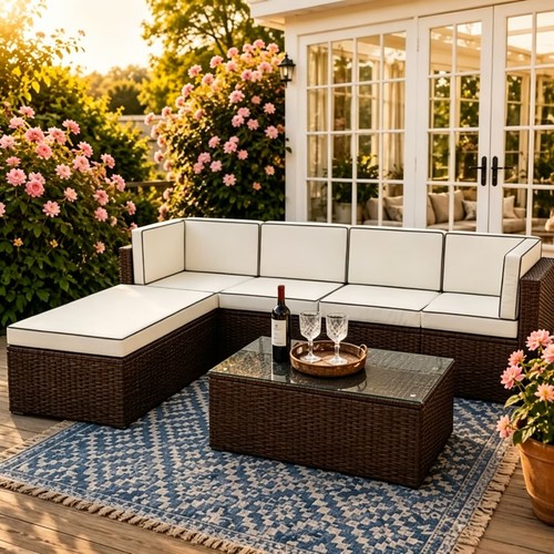 Seater rattan garden - 6,