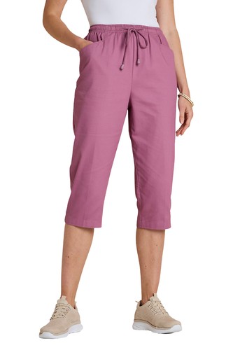Ladies cotton crop trouser - ladies, by