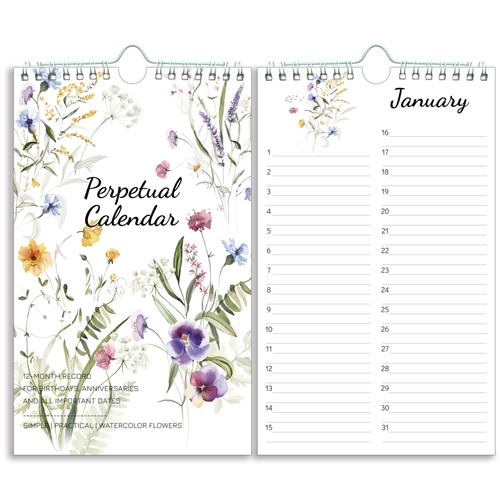 Perpetual calendar undated - calendar,