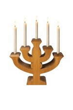 Vintage Wooden Candelabra 5