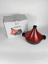 Joeji's Kitchen Large Aluminium Tagine Dish – Non-Stick Moroccan Tagine Dish