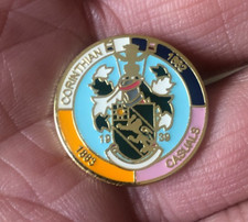 NON LEAGUE CORINTHIAN CASUALS F.C. ROUND CREST ENAMEL PIN BADGE
