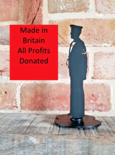 Metal 8" High British Navy