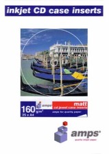 25 Amps CD Jewel case inserts