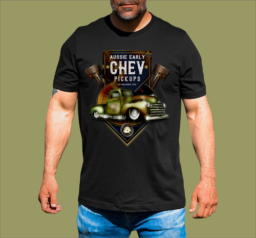 Early chev pickup club shirt - club, t-shirt