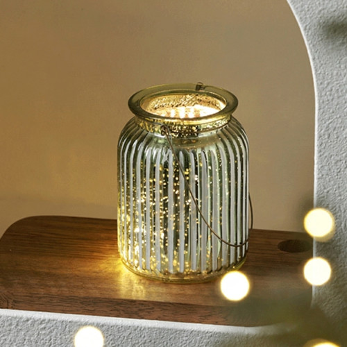 Glass candle holder - glass,