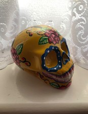 Decorative ceramic skull