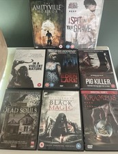 Horror DVDs x 8 - Amityville Horror - I spit on your Grave - Pig Killer & More