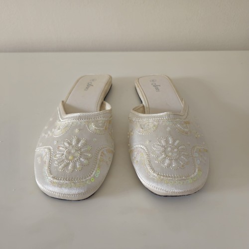 Jyoti slide slippers - slide, beaded
