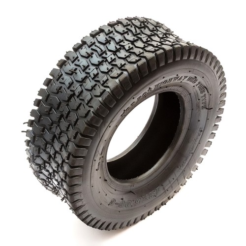Tyre 13x5 black block - tyre,