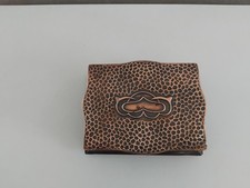 Arts and Crafts (Art Nouveau) Hammered Copper Box.