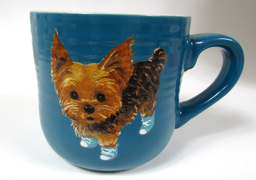 Belle maison yorkie mom teal - maison,