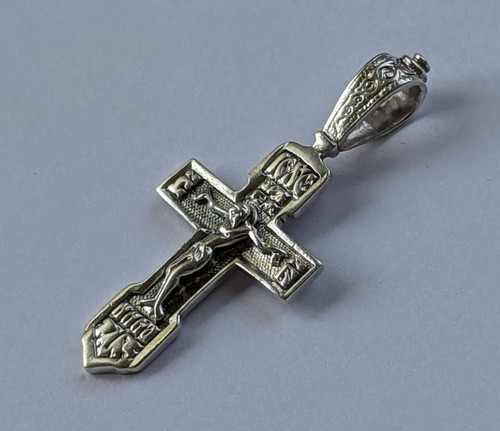 Orthodox cross 925 silver - cross,