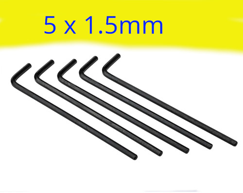 5mm allen keys - 5, for
