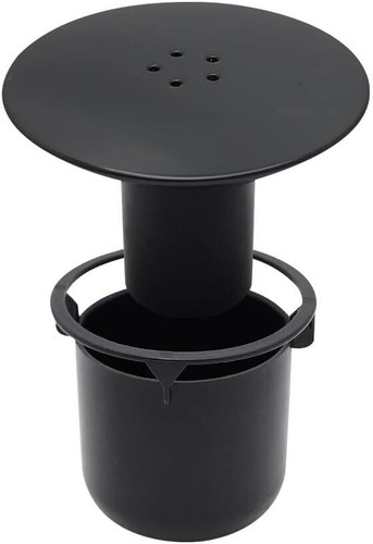 Black shower waste drain - shower,