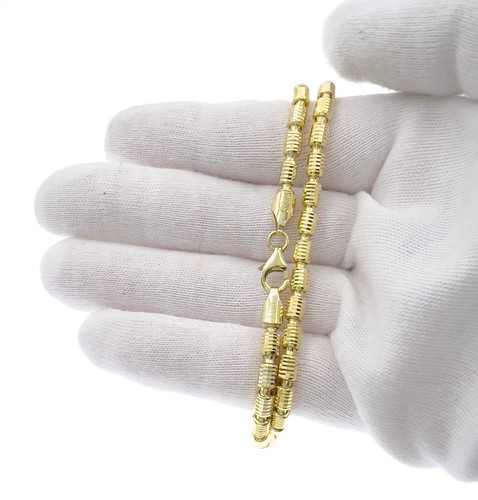 Barrel chain necklace gold - chain,