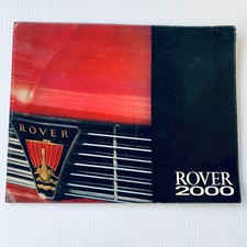 Rover 2000 SC TC UK Car Sales Brochure 1966