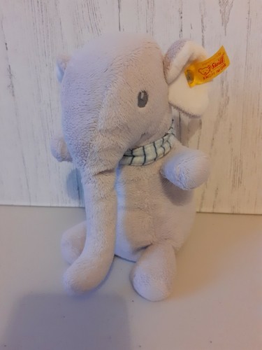 Steiff grey elephant soft toy - steiff,