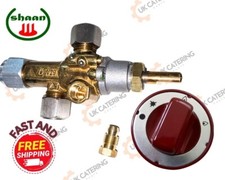 SHAAN Gas Tap FFD Valve & Knob Set for Tandoori Clay Oven High Quality