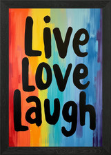 Live Love Laugh Painting