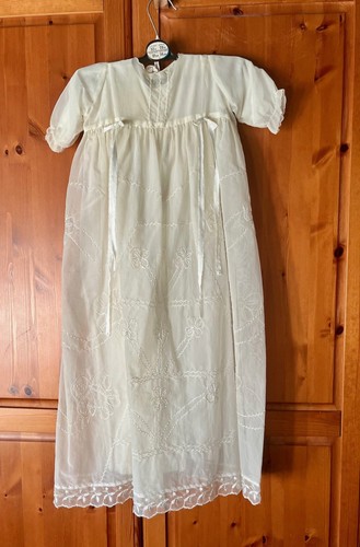 Vintage christening gown with - christening,