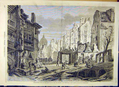 Original old antique - original, print
