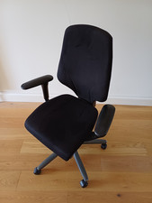 Giroflex Office Chair G64, 7578, Black Fabric, Ergonomic, Collect only, ZONE 4 