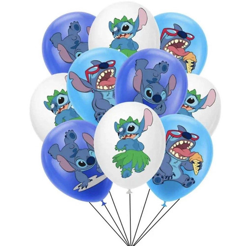 Lilo stitch x10 balloons - lilo,